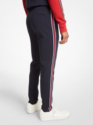 Logo Tape Cotton Blend Track Pant