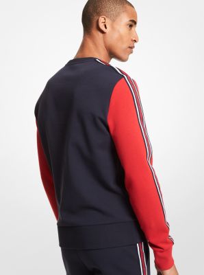 Logo Tape Cotton Blend Sweatshirt