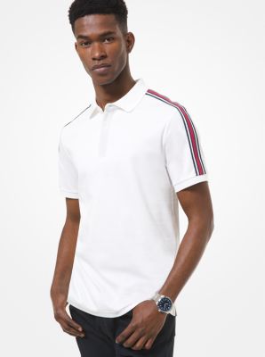 Logo Tape Cotton Polo Shirt | Michael Kors