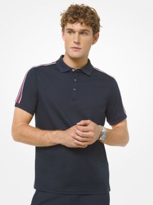 Logo Tape Cotton Polo Shirt | Michael Kors