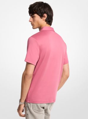 Embroidered Logo Cotton Polo Shirt