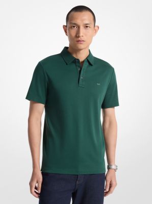 Poloshirt van katoen met geborduurd logo image number 0