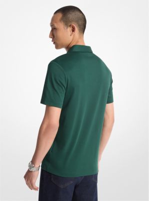 Poloshirt aus Baumwolle mit Logostickerei image number 1