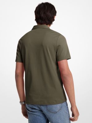 Embroidered Logo Cotton Polo Shirt image number 1