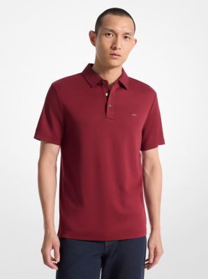 Embroidered Logo Cotton Polo Shirt