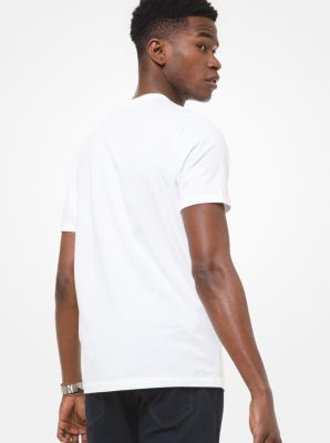 Michael kors white t best sale shirt mens