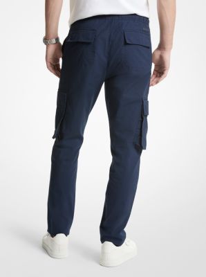 Stretch Cotton Cargo Pants Michael Kors