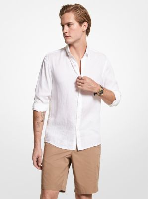 Slim-Fit Linen Shirt
