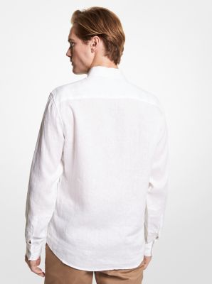 Slim-Fit Linen Shirt