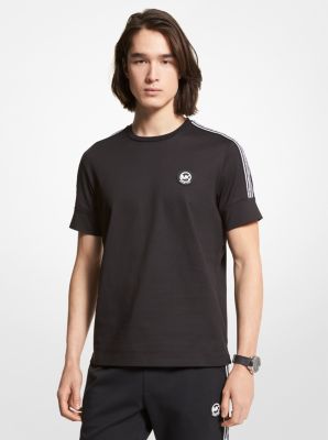 Michael Kors Chain Logo T-shirt In Black