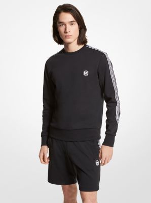 MICHAEL BY MICHAEL KORS - STRETCH NYLON HOODIE WITH LOGO BAND