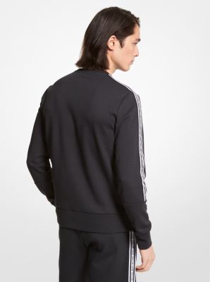 Sweat-shirt en mélange de coton avec bande à logos image number 1