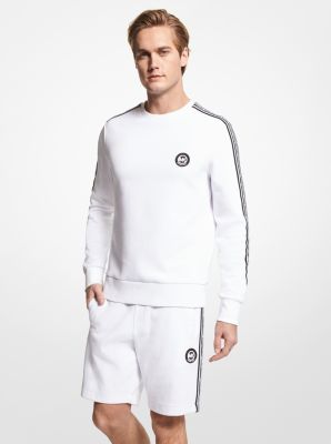 Logo Tape Cotton Blend Sweatshirt | Michael Kors