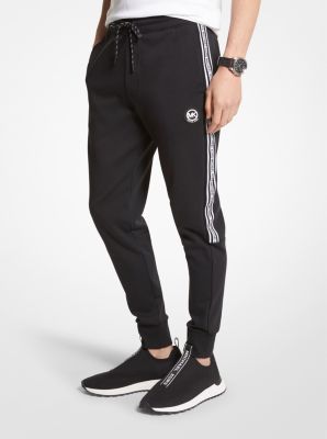 Logo Tape Cotton Blend Joggers Michael Kors Canada