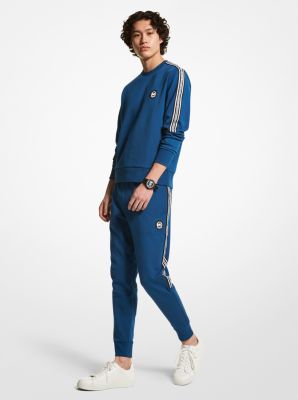 Logo Tape Cotton Blend Joggers | Michael Kors