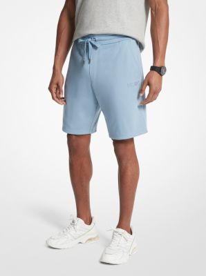 French Terry Cotton Blend Shorts