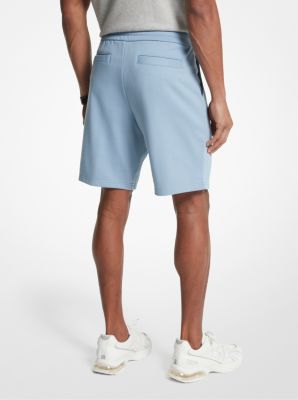 French Terry Cotton Blend Shorts