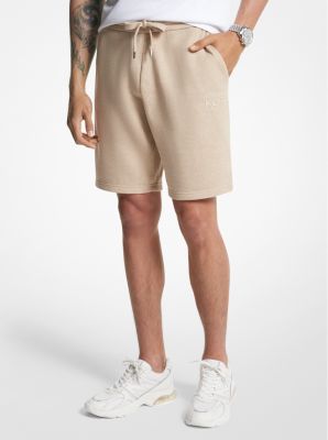 French Terry Cotton Blend Shorts