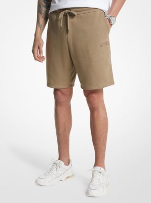 French Terry Cotton Blend Shorts