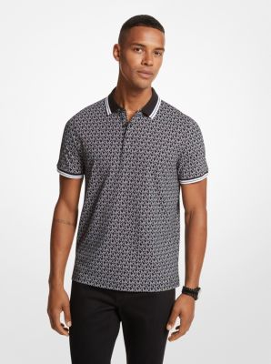 Greenwich Logo Print Cotton Jersey Polo Shirt image number 0