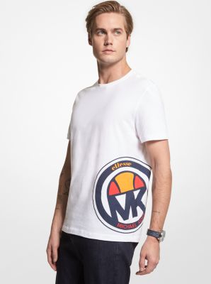 MK x ellesse – T-Shirt aus Baumwolle mit Logo image number 0