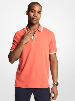 Michael Kors Greenwich Logo Print Polo Shirt