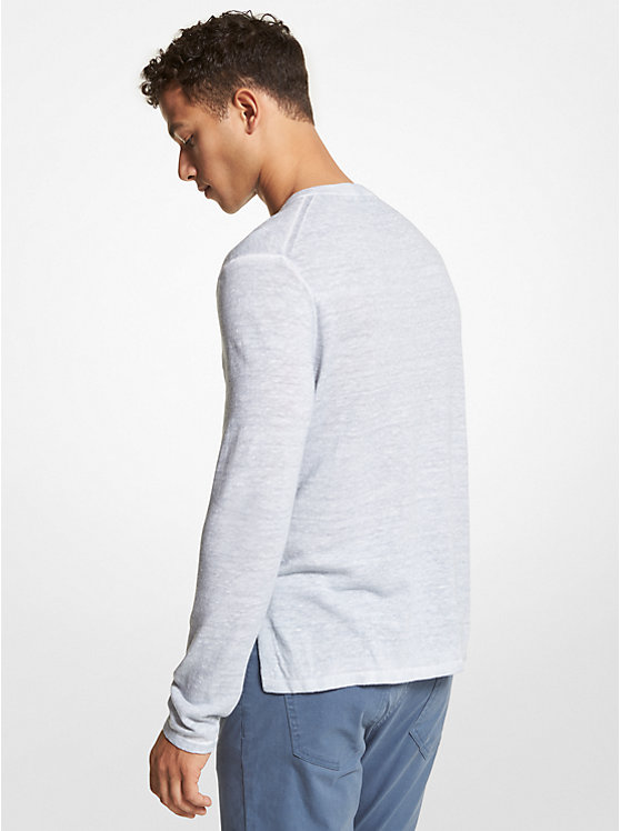 Linen and Cotton Blend Sweater image number 1