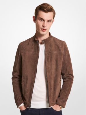 Michael kors hot sale suede coat