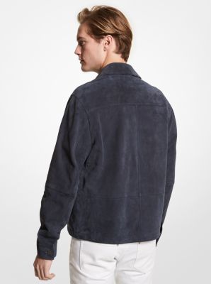 Michael kors mens suede on sale jacket