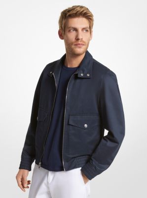 Blousonjacke aus Baumwollmischgewebe image number 0