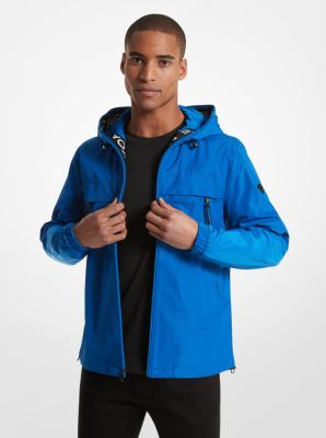 Logo Tape Woven Windbreaker Jacket | Michael Kors