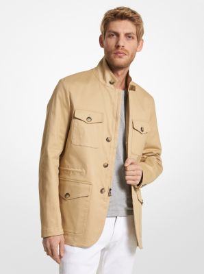 Stretch Cotton Field Jacket Michael Kors Canada