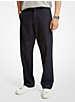 Stretch Cotton Wide-Leg Chino Pants image number 0