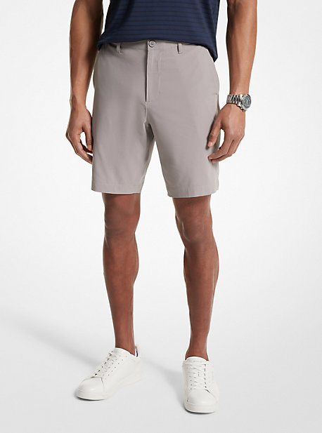 Michael Kors Ripstop Tech Shorts In Grey