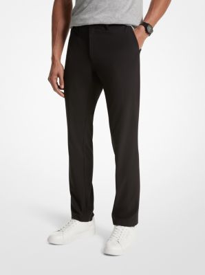 Shop Michael Kors Ripstop Tech Pants In Black