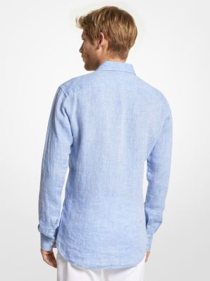 Slim-Fit Linen Shirt