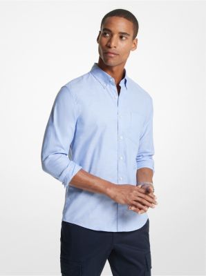 Slim-Fit Stretch-Cotton Shirt