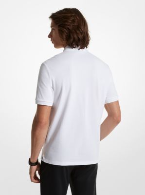 Poloshirt aus Baumwolle mit kurzem Reißverschluss image number 1