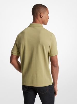 Cotton Half-Zip Polo Shirt image number 1