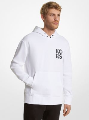 Logo Cotton Blend Hoodie Michael Kors