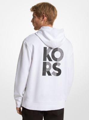 Logo Cotton Blend Hoodie Michael Kors