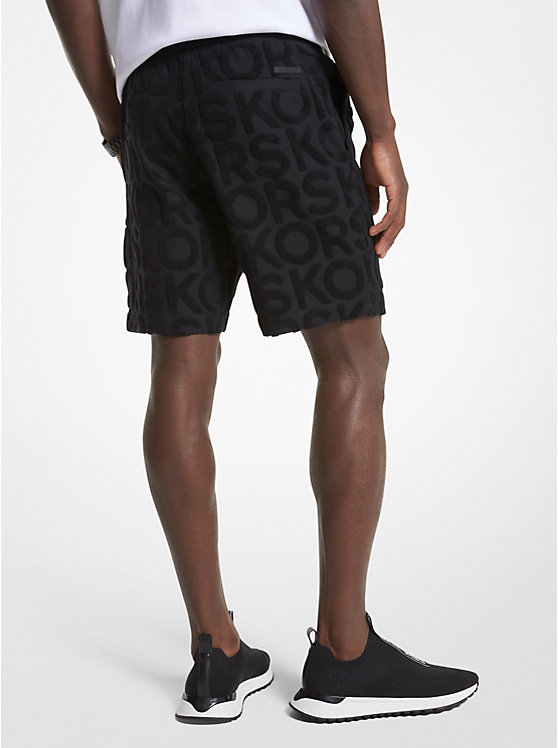 Logo Terry Cotton Blend Shorts image number 1