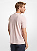 Striped Cotton and Silk Blend T-Shirt image number 1