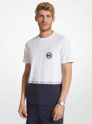 Two-Tone Logo Cotton T-Shirt image number 0