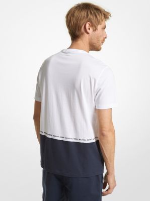 Two-Tone Logo Cotton T-Shirt image number 1