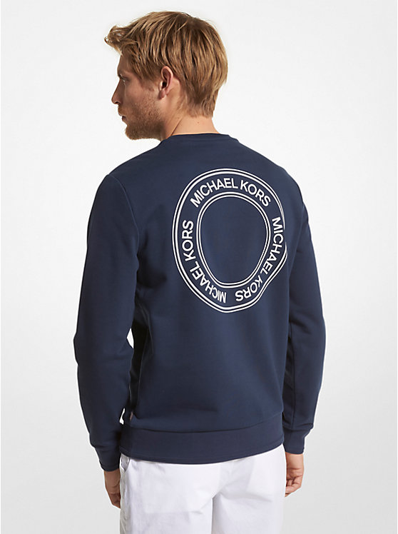 Logo Print French Terry Blend Sweatshirt image number 1