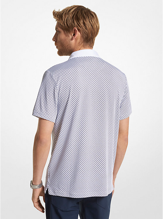 Golf Printed Stretch Jersey Polo Shirt image number 1