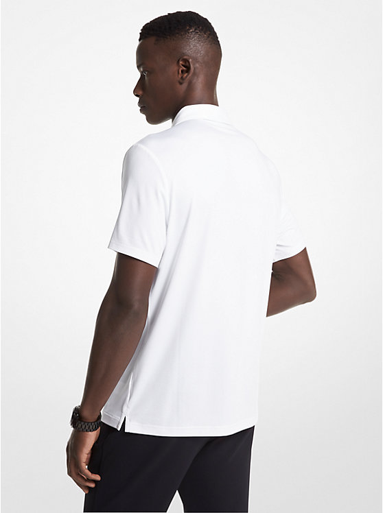 Golf Logo Stretch Jersey Polo Shirt image number 1