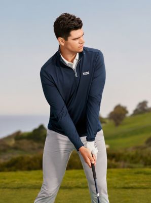 Hugo boss discount zip golf jumper