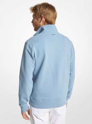 Michael kors half sale zip sweater